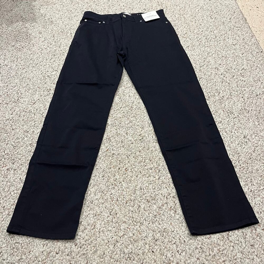 NEW Madewell Allday 1991 Straight Leg Pant 31x32 Black Classic Normcore Casual